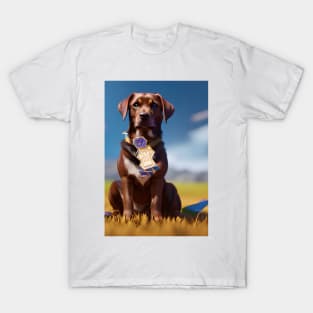 Dog Lottery ticket design T-Shirt
